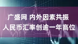广盛网 内外因素共振 人民币汇率创逾一年高位